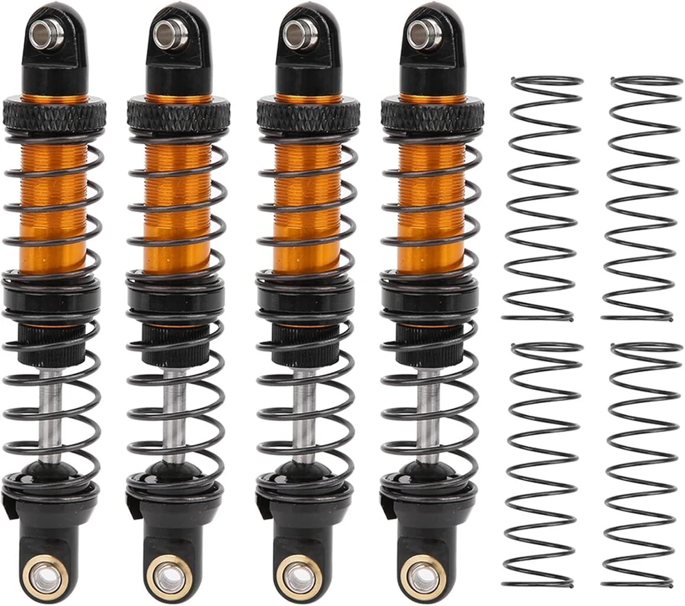 Rc amortizatorius, rc atsarginės dalys 70 mm - 120 mm metalinis nuotolinio valdymo transporto priemonės alyvos pakabos amortizatorius, skirtas cc01 rc žaisliniam automobiliui (80 mm) rc amortizatorius 80 mm