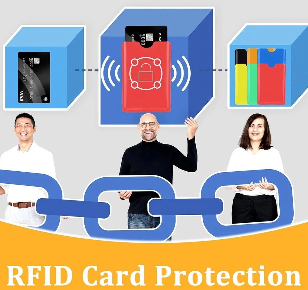 Rfid blokavimo kortelių dėklas, 24 kortelių įmautės, banko kortelės, apsauginis dangtelis, rfid kortelių dėklas, apsauga nuo vagystės kredito kortelių dėklas, spalvingas rfid kredito kortelių dėklas, piniginės vyrams ir moterims
