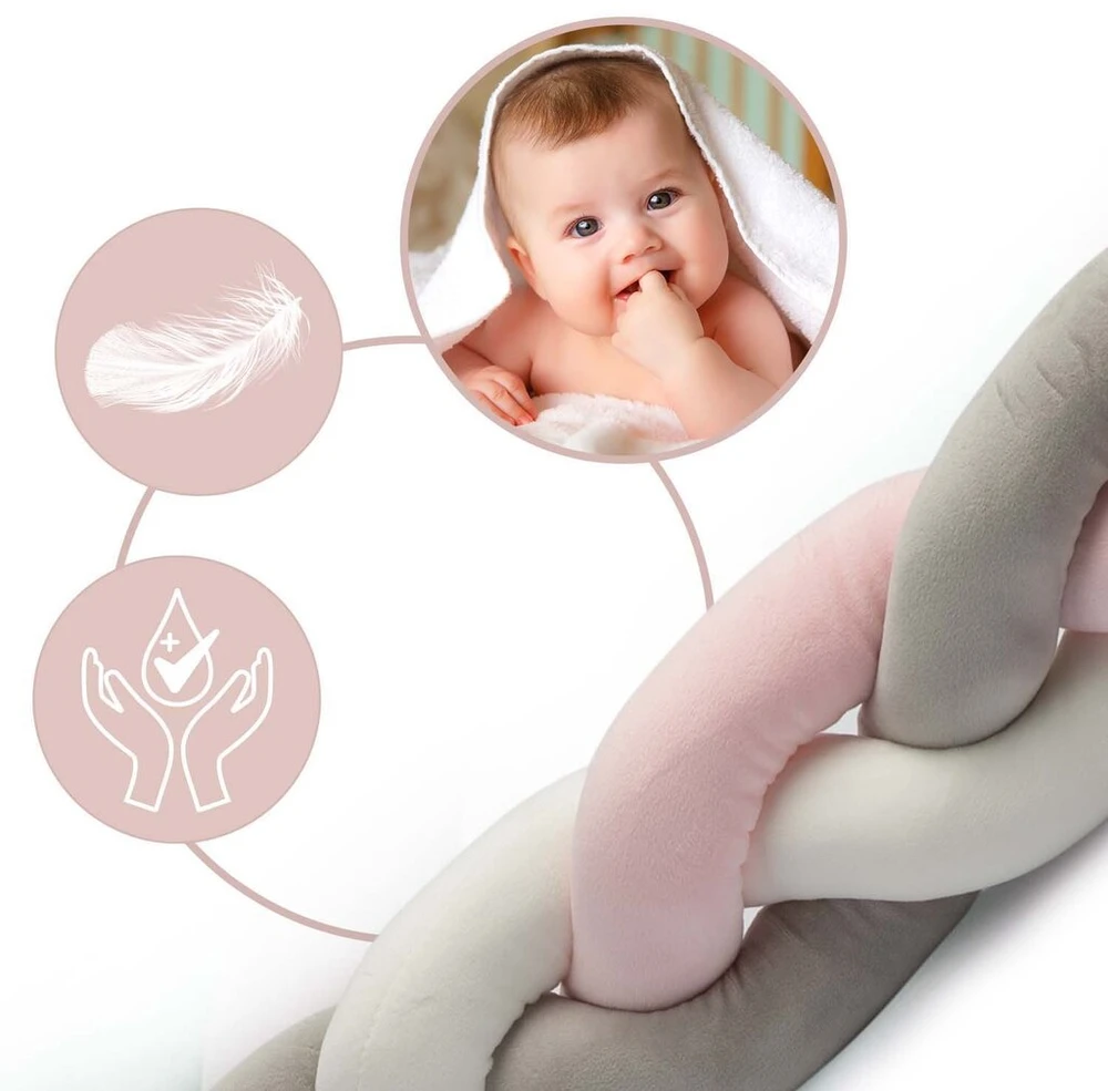 „Ricokids 2m Swaddler“ - rožinė - pilka