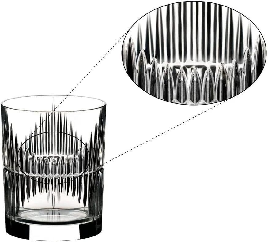 Riedel Tumbler Collection Shadows stiklinės, 2 vnt., skaidrus krištolo stiklas, pagaminta mašina