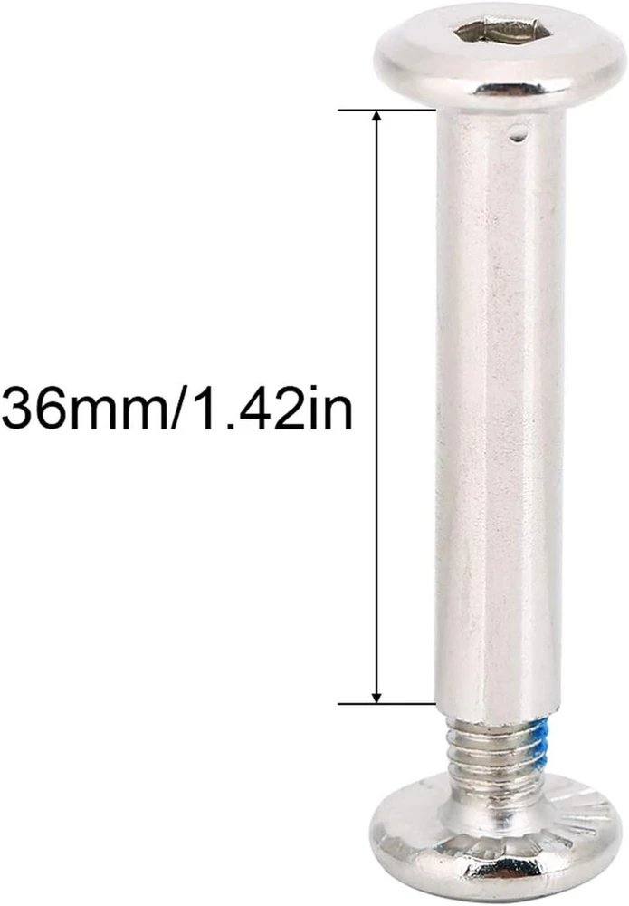 Riedučių ašių varžtai, 10 vnt. (36 mm)