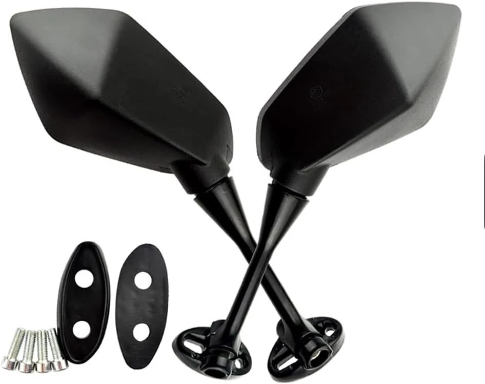 Road Passion universalus motociklo galinio vaizdo veidrodėlių komplektas, suderinamas su Honda Cbr900 Cbr919 Cbr929 Cbr954 1998-2003 / Hyosung Gt125r Gt250r Gt650r Gt650s