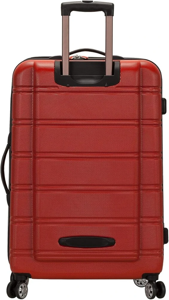 Rockland Luggage 2 dalių išplečiamas suktuko rinkinys, 20 colių ir 28 colių, raudonas, vienas dydis