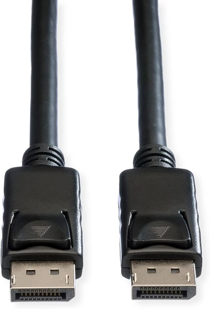 Roline Displayport kabelis, Dp-dp, v1.2, St - St, Tpe, juodas, 5 m