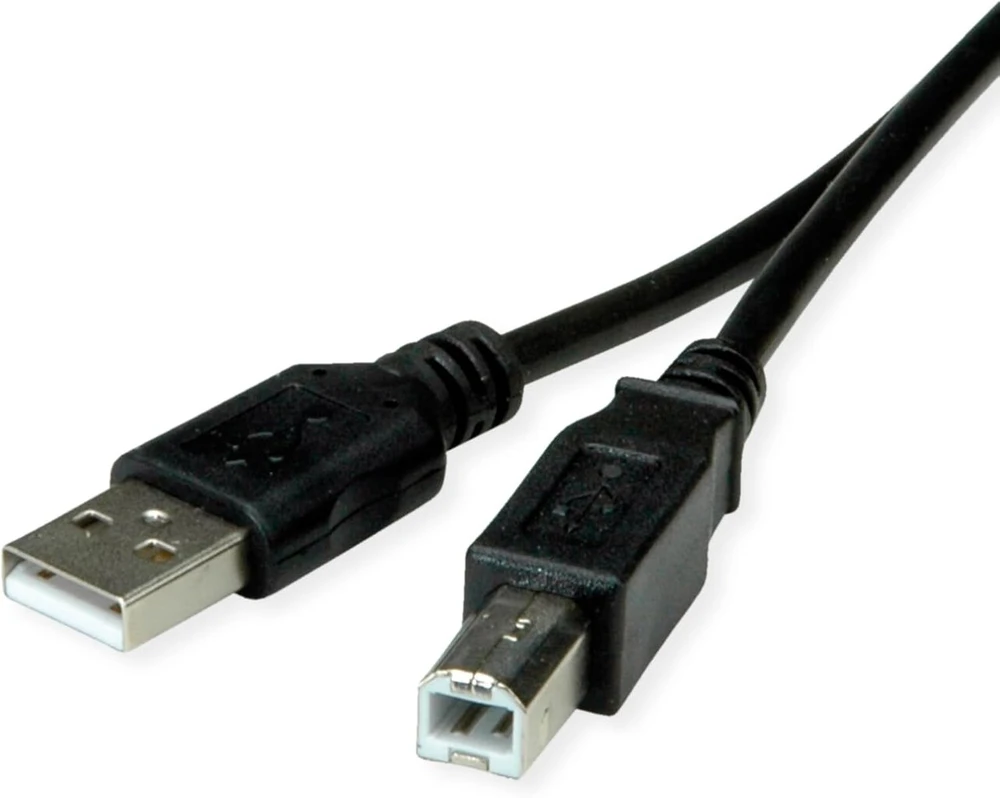 Roline Rm Usb 2.0 A-b tipo kabelis 0,8 m juodas
