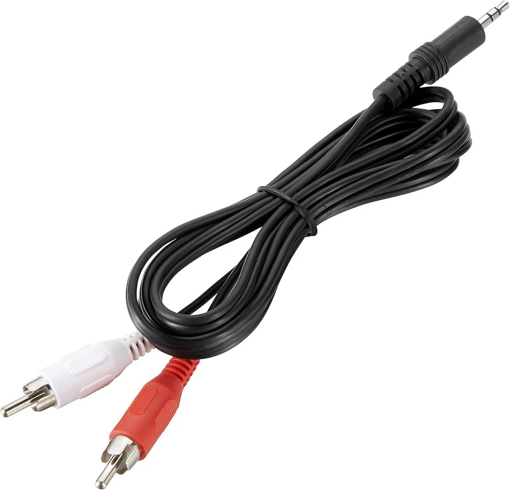 Ross Phsmj15-ro stereo jack į phono kabelis, juodas, 3.5 mm