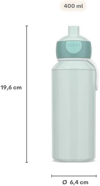 Rosti Mepal Mepal - Pop-up Campus gertuvė - gertuvė - nepralaidi gertuvė į mokyklą - daugkartinio naudojimo - be Bpa ir galima plauti indaplovėje - 400 ml - Paw Patrol mergaitės