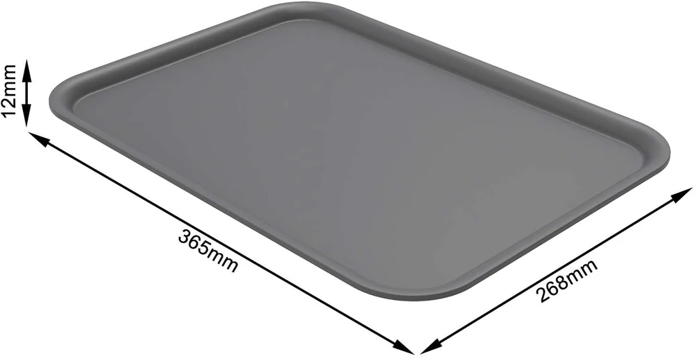 Rotho Brisen dangtis dėžei 16 l, plastikas (pp) be Bpa, antracito spalvos, (36.5 x 26.8 x 1.2 cm)