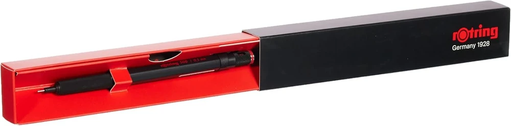 Rotring 500 mechaninis pieštukas 0.5mm - juodas korpusas