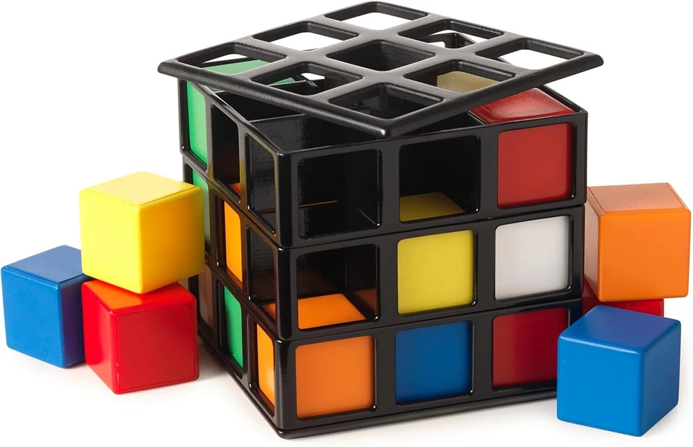 Rubiko narvas 3d greito tempo strateginis sekos žaidimas spalvų dėliojimas