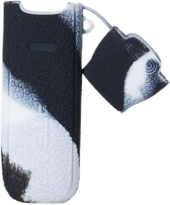 Ruiyitech silikoninis dėklas, skirtas Voopoo Vmate Max rinkiniui (juodas baltas)