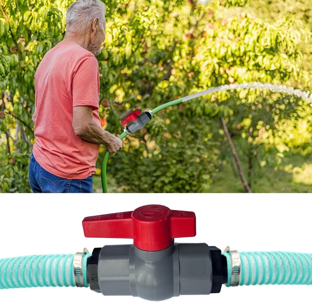 Rutulinis ventilis su žarnos jungtimis Zllzpzd, 40 mm