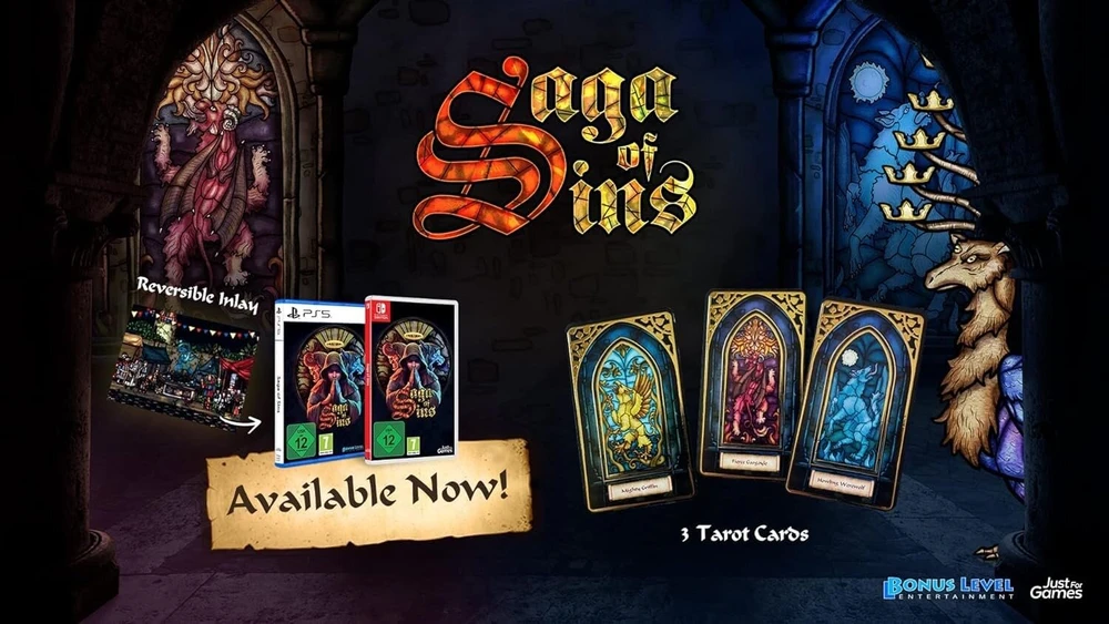 Saga of Sins žaidimas Nintendo Switch
