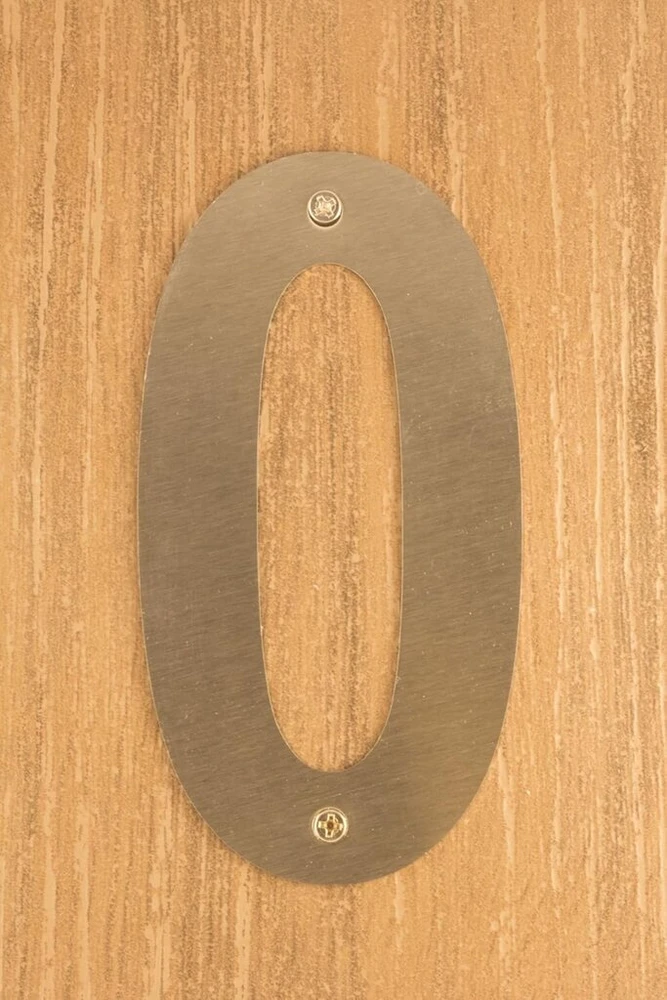 Satininio nerūdijančio plieno durų numeris 0 – 150 mm