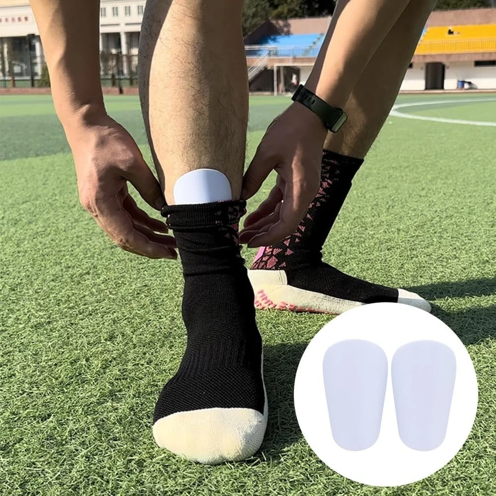 Satiskid 3 poros mini futbolo blauzdų apsaugos 9,5 x 6 cm, mažos blauzdų apsaugos, apsauginės mažos blauzdų apsaugos vaikams, vyrams ir moterims