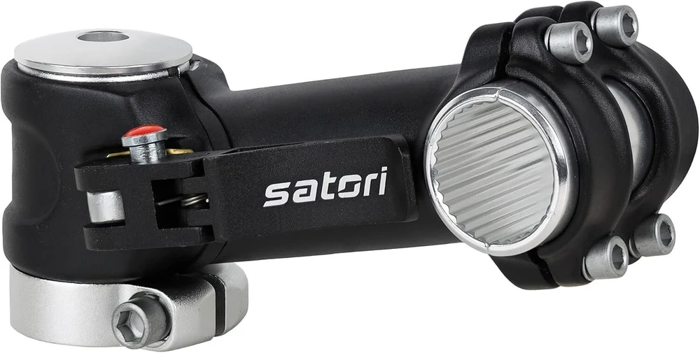 Satori dviračio iškyšos et-2 will 90º x 25.4/31.8 juodas matt
