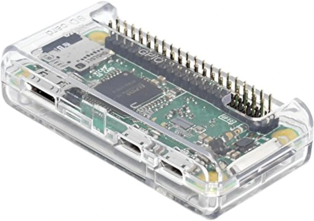Sb aukštos kokybės raspberry pi zero dėklas - prieiga prie visų prievadų **skaidrus/permatomas sumontuojamas per 30 sekundžių atviras (skaidrus)