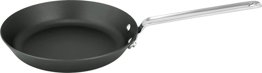 Scanpan juodas iron keptuvė, 22 cm, aukščiausios kokybės anglinis plienas, atspari aukštai temperatūrai, daugiafunkcė keptuvė su ergonomiška rankena, tinkama naudoti orkaitėje, be pfas