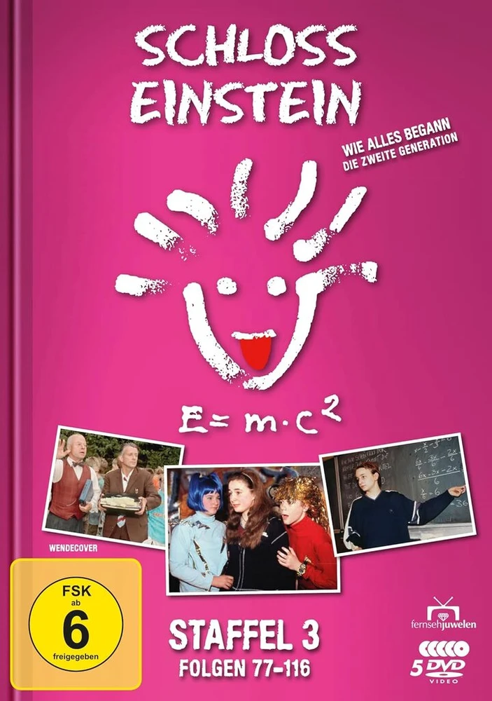 Vinilinė plokštelė Schloss Einstein – Kaip viskas prasidėjo (3 sezonas: serijos 77–116) (naujas leidimas) (fernsehjuwelen) [5 Dvd]