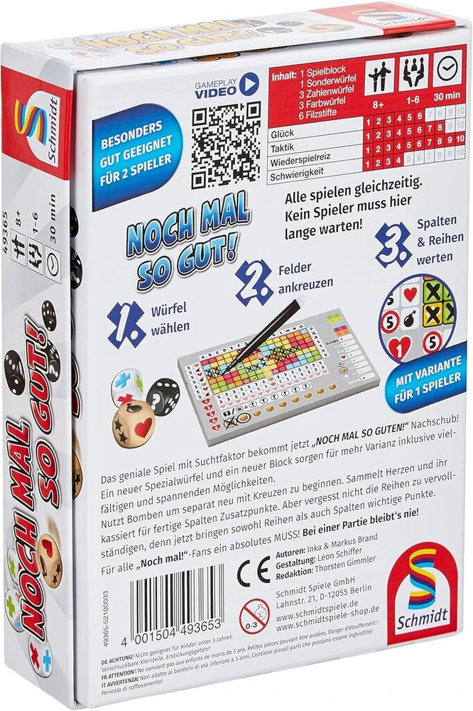 Schmidt Games, kauliukų žaidimai, spalvingi