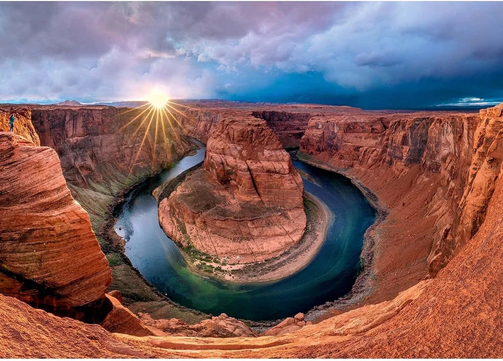 Schmidt Spiele 58952 Glen Canyon, Horseshoe Bend Kolorado upėje, 1000 detalių dėlionė