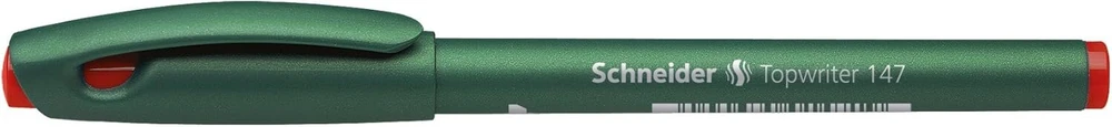 Schneider Schreibgeräte Topwriter 147 rašikliai 0,6 mm, 10 vnt., raudona