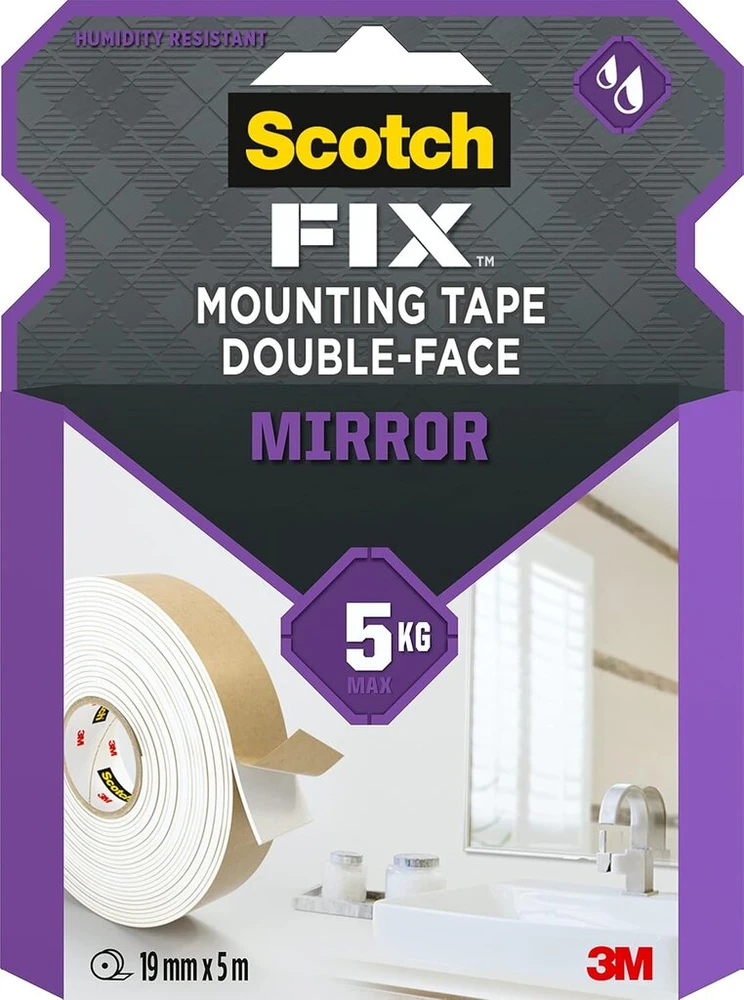Scotch 40031950 dvipusė montavimo juosta veidrodžiams