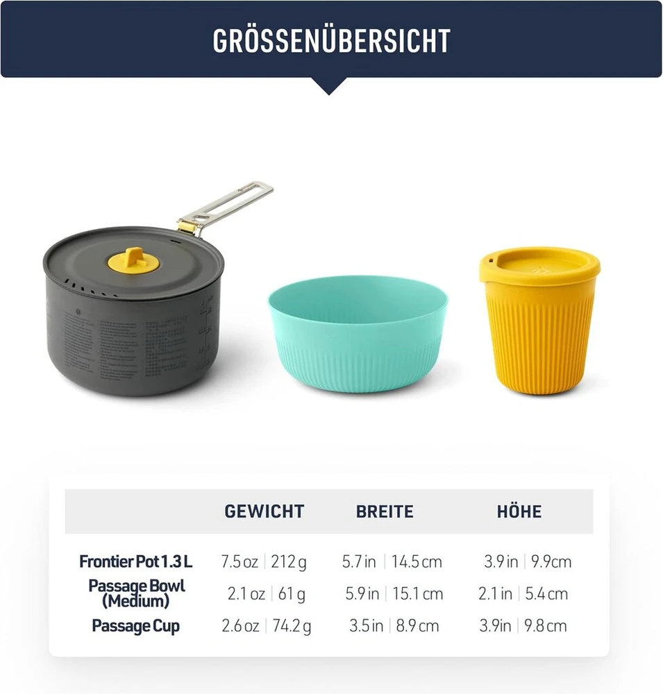 Sea to Summit Frontier Ultralight One Pot virtuvės rinkinys