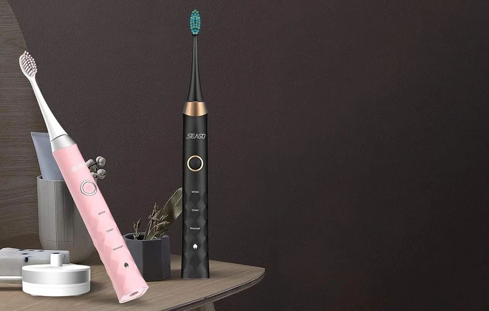 Seago sonic dantų šepetėlis sg-987 (juodas)