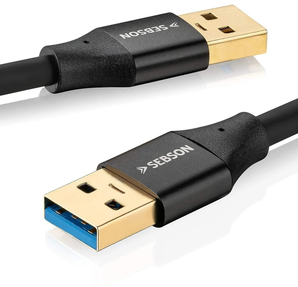 Sebson Usb 3.0 laidas 1m, A tipo į A tipą, 5 Gbit/s