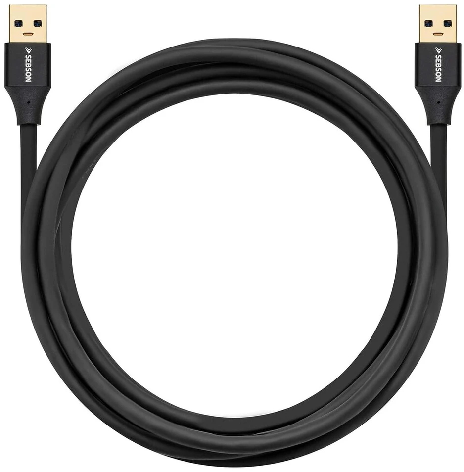 Sebson Usb 3.0 laidas 1m, A tipo į A tipą, 5 Gbit/s