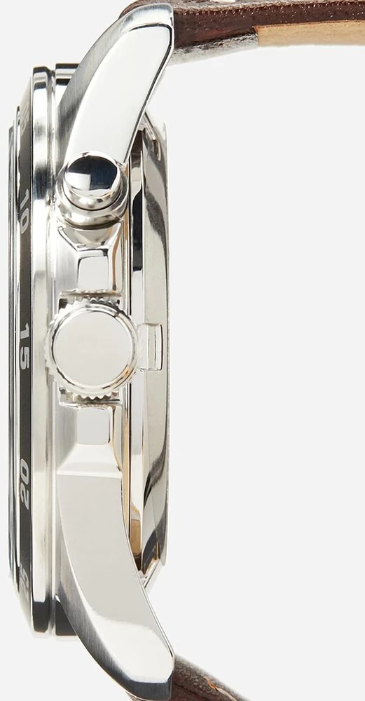 Seiko Kinetic vyriškas laikrodis su odine apyranke