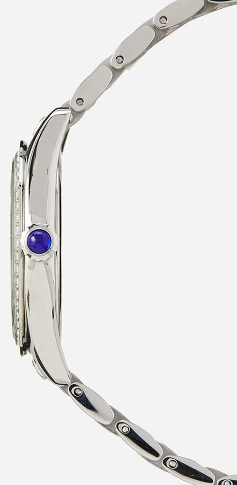 Seiko Sur479p1 moteriškas kvarcinis laikrodis su nerūdijančio plieno apyranke, sidabrinis, apyrankė