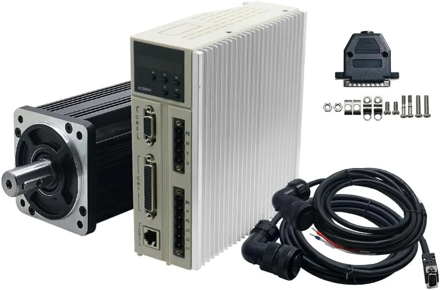 Servo variklis Ec-80st-m04025 Ac servo variklis Xp300-20a (įtrauktas) didelio tikslumo magnetinė servo pavara (1.0 Kw)
