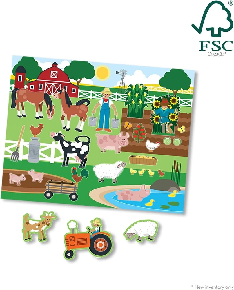 Ses Creative Melissa & Doug Lipdukų rinkinys "gyvūnų pasaulis"