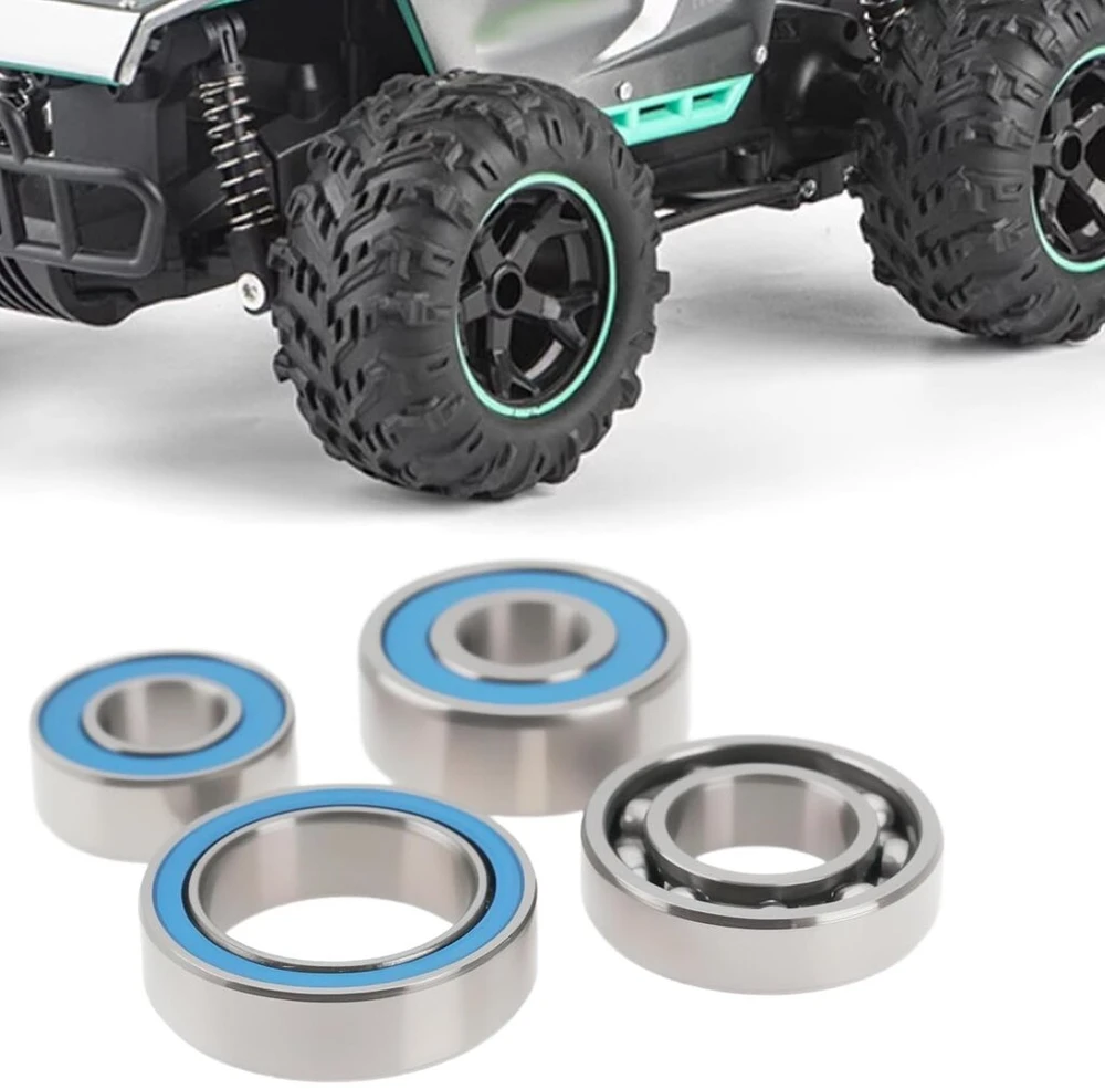 Sg store 16 dalių rc bekelės automobilio priekinių ir galinių guolių rinkinys 5x11x4mm 7x14x3.5mm atviras 5x14x5mm 10x15x4mm, suderinamas su axial scx10.2 scx10 ii ar44