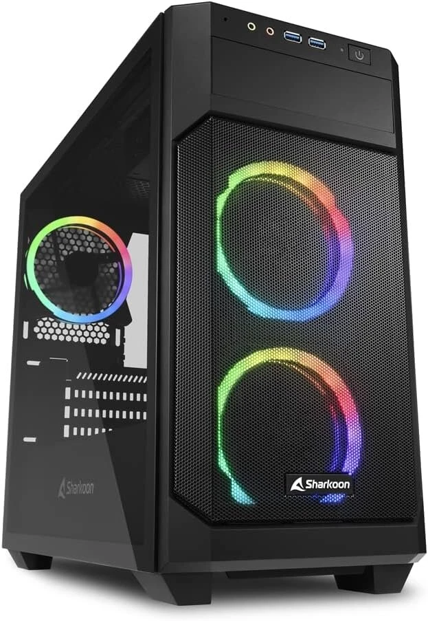 Sharkoon V1000 Rgb, Matx žaidimų kompiuterio korpusas