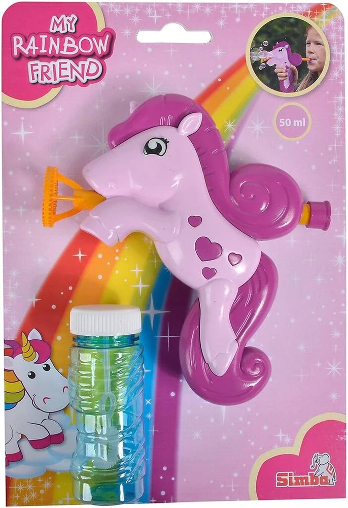 Simba Bubble Fun 107282281 vienaragio muilo burbulai 55 ml šarmo 13 cm nuo 3 metų
