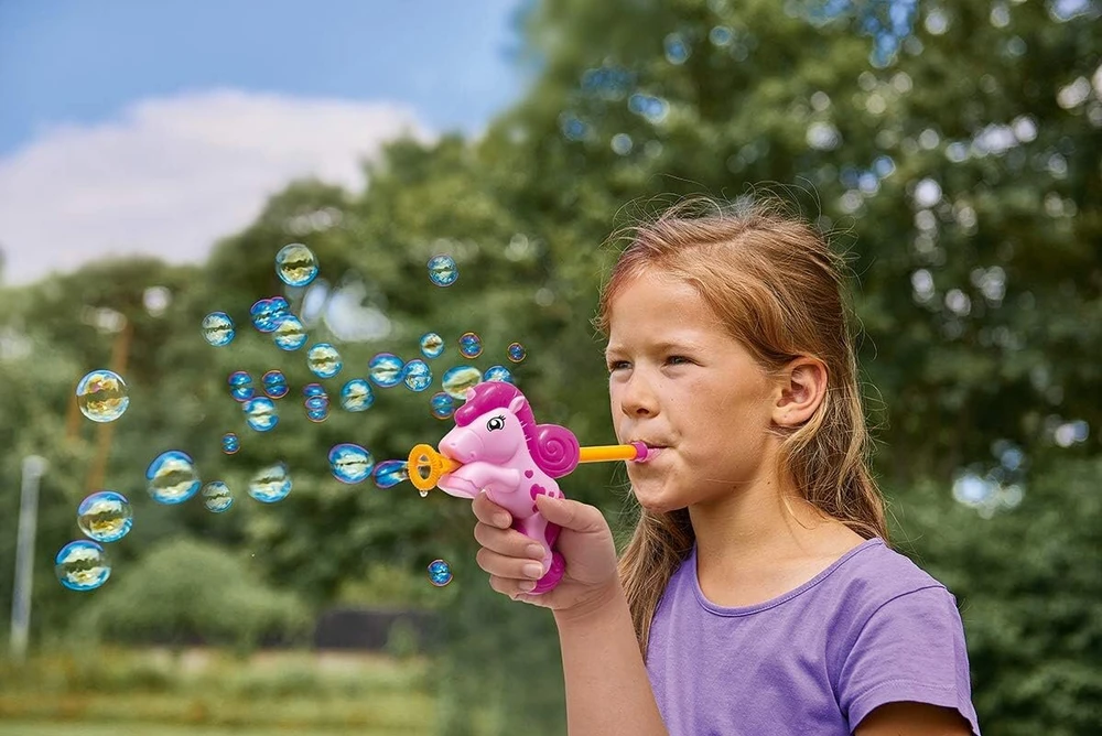 Simba Bubble Fun 107282281 vienaragio muilo burbulai 55 ml šarmo 13 cm nuo 3 metų