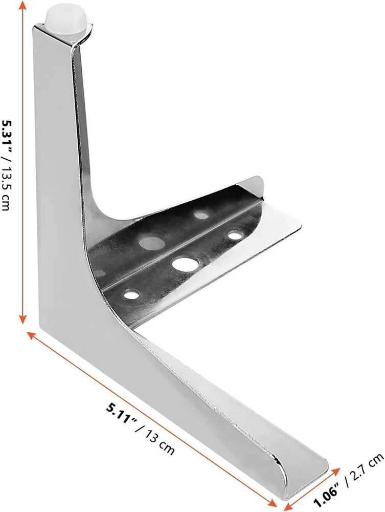 Sofa Sinjeun, 12 vnt., 13 cm metalinės trikampės baldų kojos, metalinės sofos kojos, baldų kojelės, sofos kojelės spintelėms, stalams, sofoms, kėdėms, "pasidaryk pats" stalui, sidabrinės