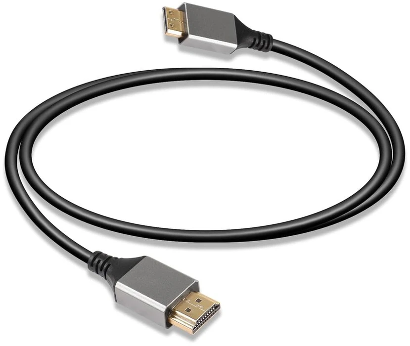 Sinloon 8k Hdmi į Mini Hdmi kabelis, 48gbps itin plonas Hdmi jungtis į Mini Hdmi jungties kabelis palaiko 8k@60hz Ultra Hd projektoriui, monitoriui, vaizdo kamerai, nešiojamam kompiuteriui, planšetiniam kompiuteriui, Hdtv