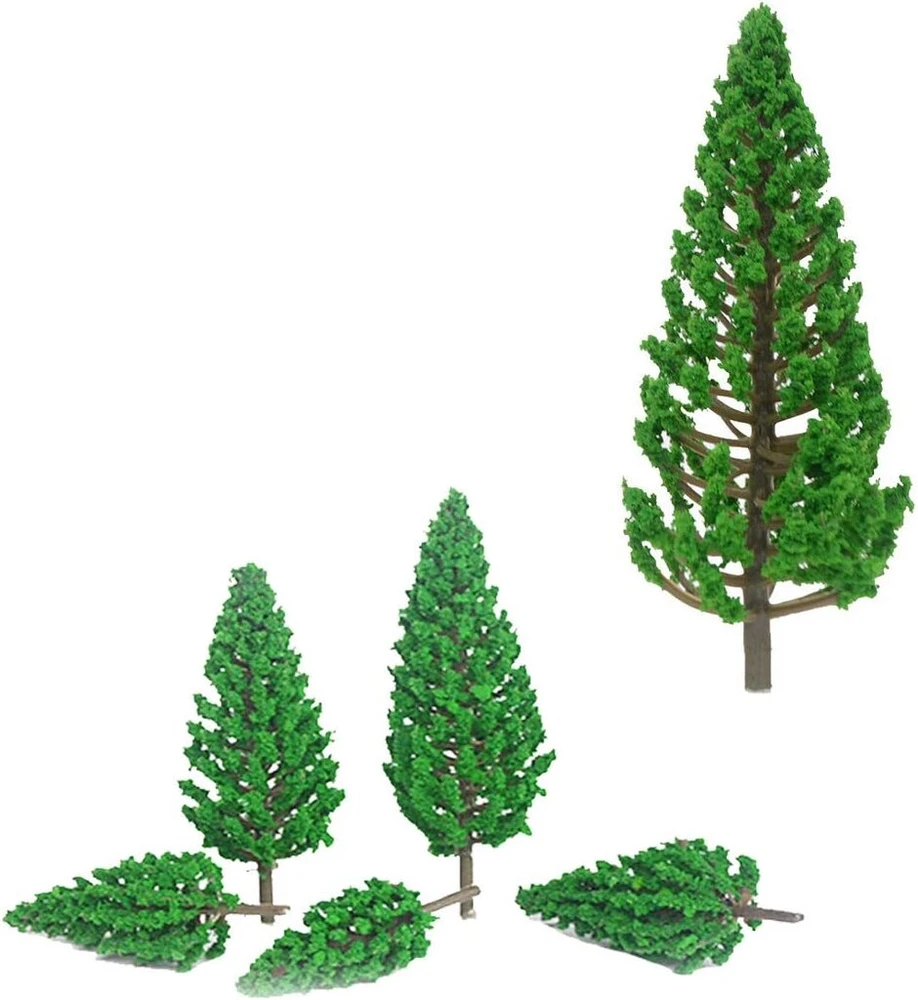 Smavles mišrūs medžiai modeliavimui 45 vnt. modelių gamybos medžiai mini medelis dirbtiniai traukinio medžiai geležinkelio kraštovaizdžio diorama medžio architektūros medžiai "pasidaryk pats" kraštovaizdžiui