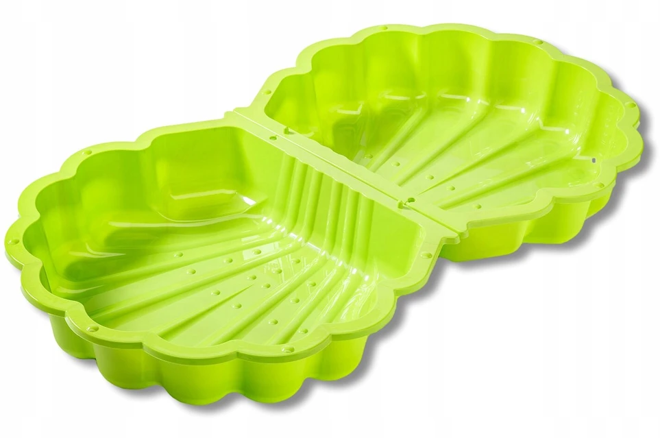 SMĖLIO DĖŽĖ UŽDARA PLASTIKINĖ XL 2 elementai DIDELIS KEVALAS Paradiso Toys