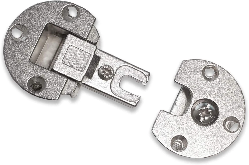So-tech® 2 x atlenkiamas lankstas 3d reguliuojamas atlenkiamas furnitūros komplektas mediniams atvartams, gręžimo skersmuo 35 mm, gręžimo gylis 12 mm, baldų lankstas prisukamas, atvarto laikiklis