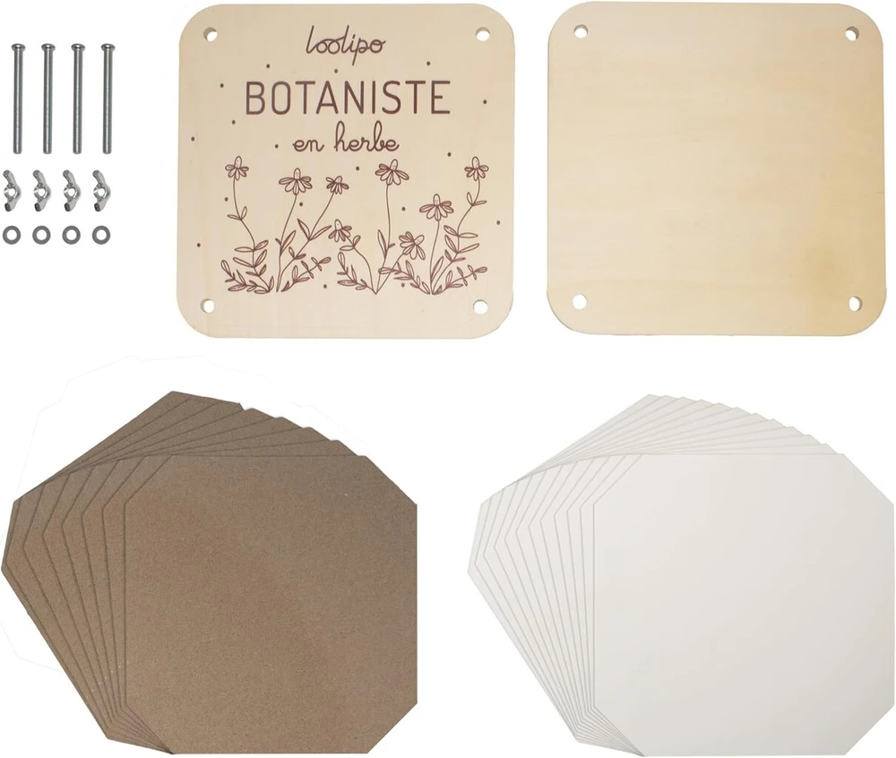 Sodertex Loolipo L635935 biologinės įvairovės rinkiniai gėlių ir lapų presas 20,5 x 18 cm