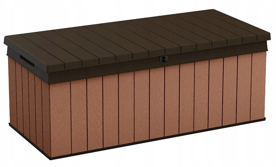 Sodo balkono dėžė darwin box talpi 380l bronzos spalvos balkonui