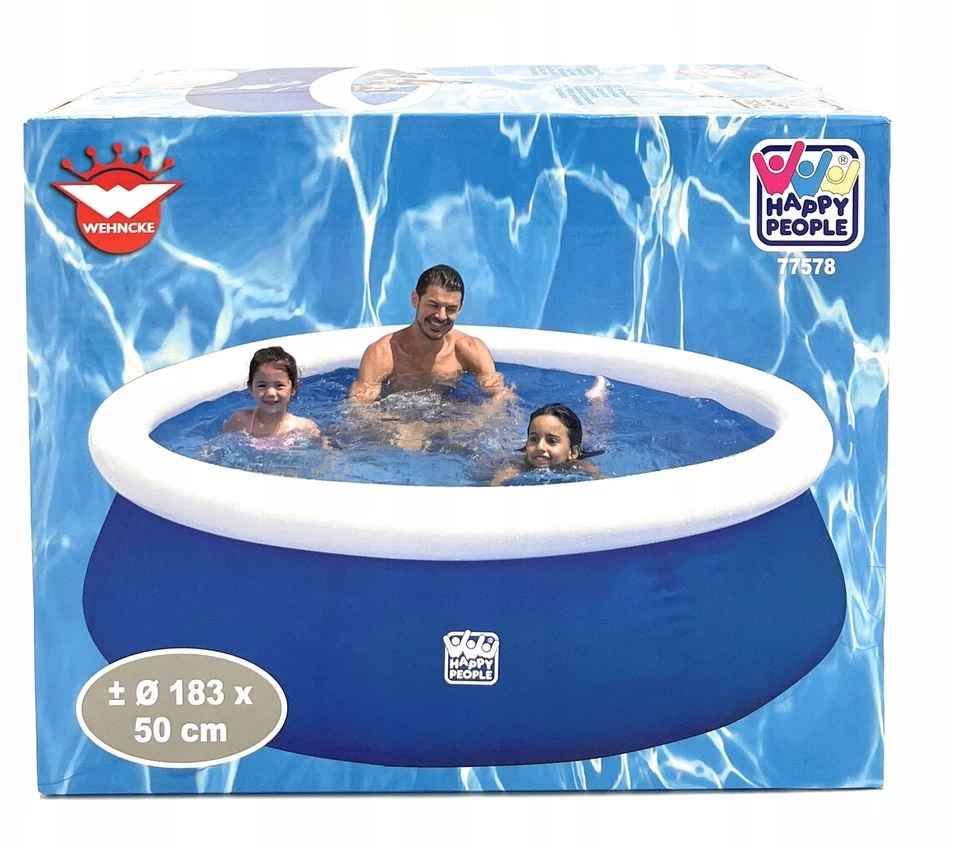 Sodo baseinas didelis apvalus Happy People 77578 183x50 cm