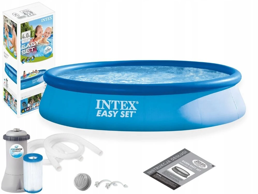 Sodo baseinas Intex 28142 su siurbliu, 396x84
