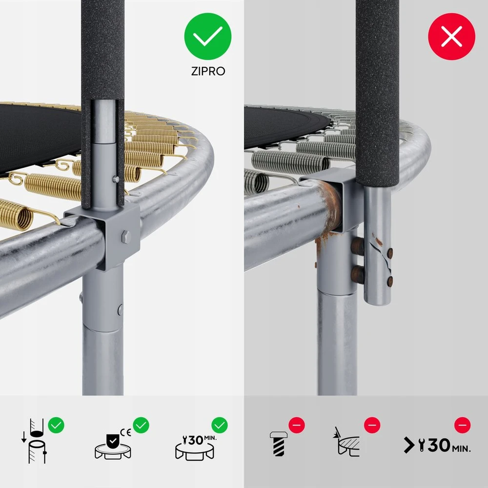 Sodo batutas su vidiniu tinklu vaikams 14ft 435cm - Zipro