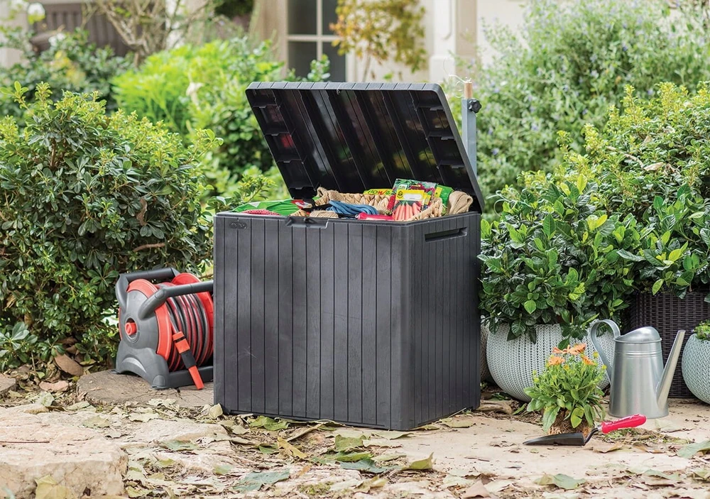 Sodo dėžė city storage box 113l graphite 246941 keter